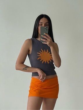 Rationalle World Surya Top Sun Print